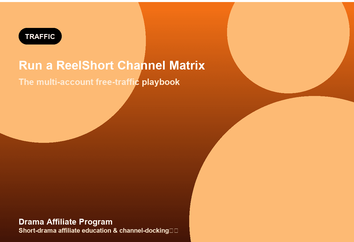 Run a ReelShort Channel Matrix: The Multi-Account Playbook