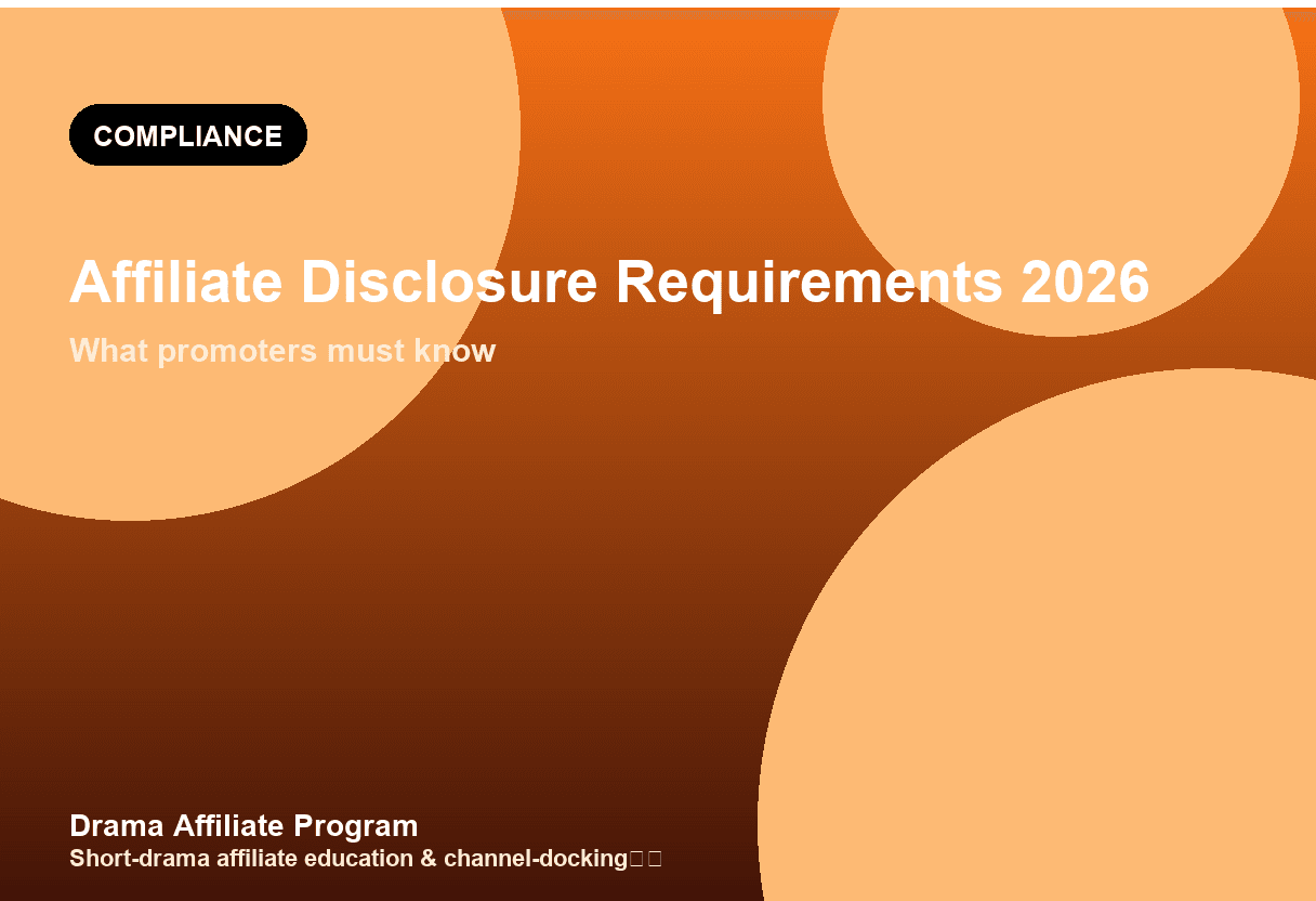 Affiliate Disclosure Requirements: What Promoters Must Know in 2026